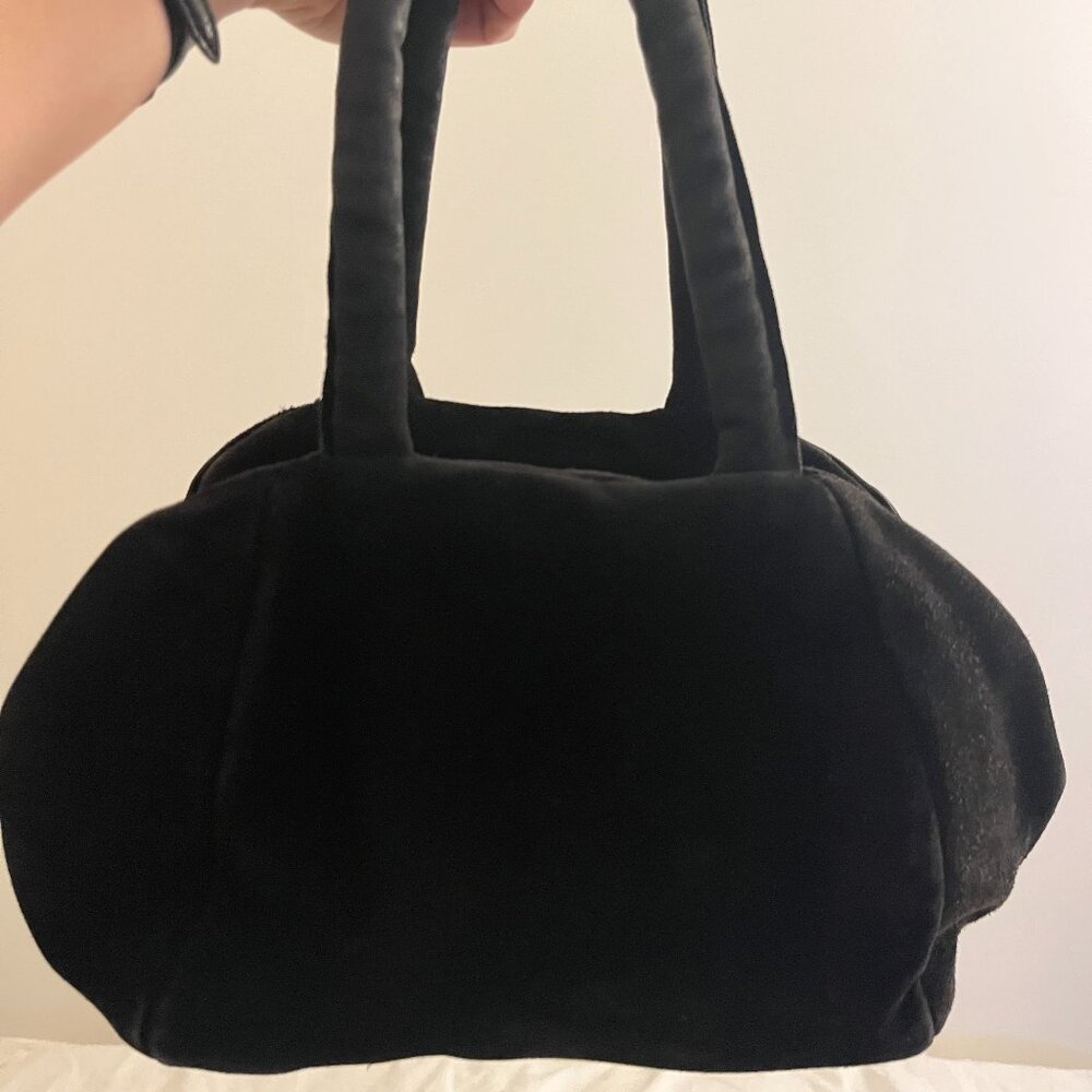 Sarah Tejada Suede Opera Bag